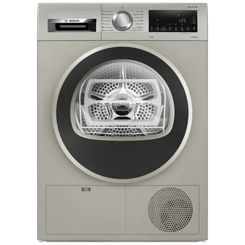 Bosch Series 4 condenser tumble dryer 9 kg Silver inox WPG24108IN